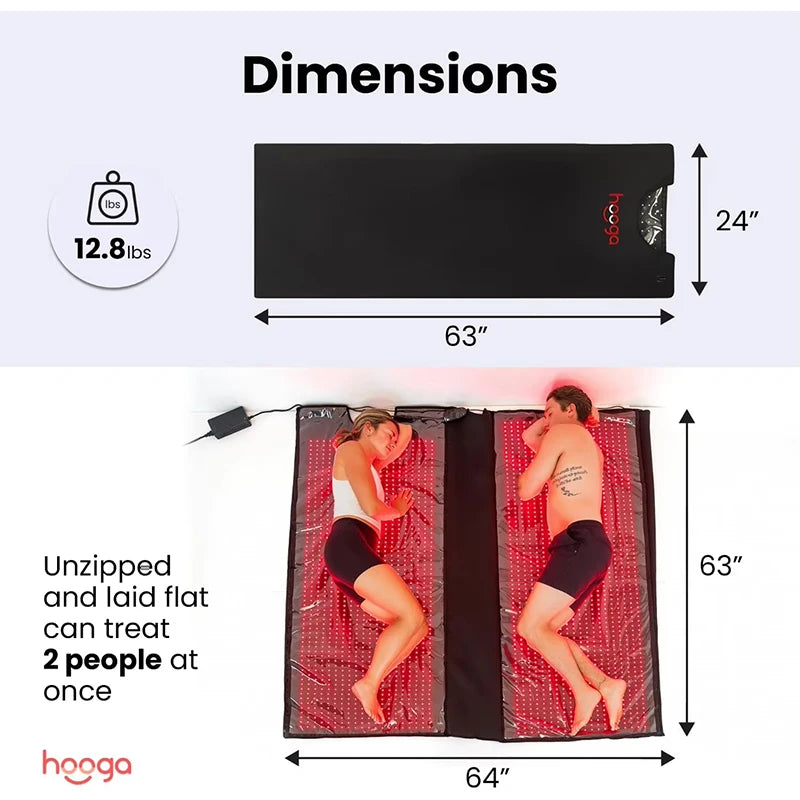 Custom LED 660Nm 850Nm Red Light Sleeping Bag Home Use Full Body Red Light Therapy Sleeping Bag