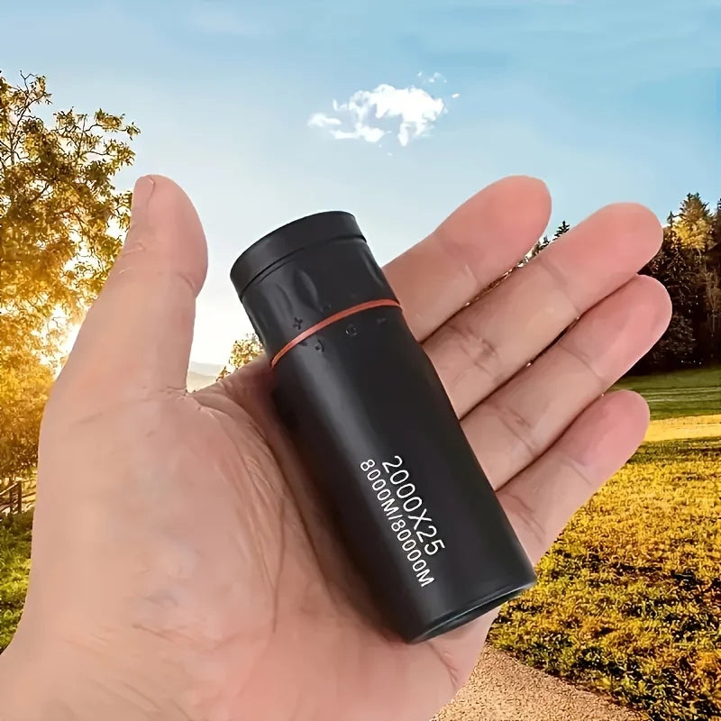 2000X25 HD Monocular Telescope, Compact Portable for Travel, Hiking, Fishing, Camping, Stargazing, Concerts & Bird Watching