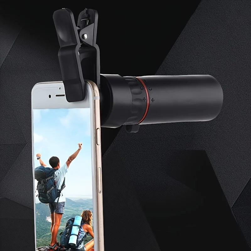 2000X25 HD Monocular Telescope, Compact Portable for Travel, Hiking, Fishing, Camping, Stargazing, Concerts & Bird Watching