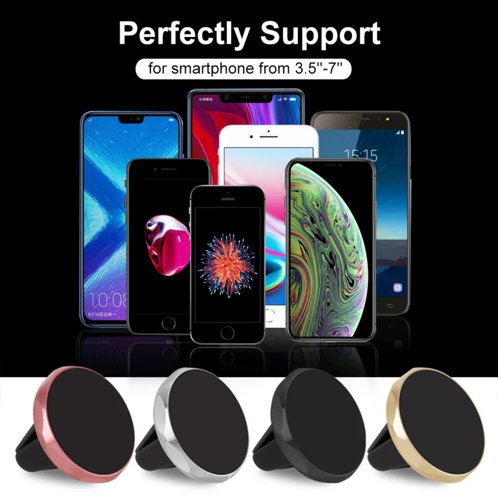 Experience Ultimate Convenience with Our Magnetic Car Phone Holder Mount - Securely Keep Your Smartphone in Place While Driving!