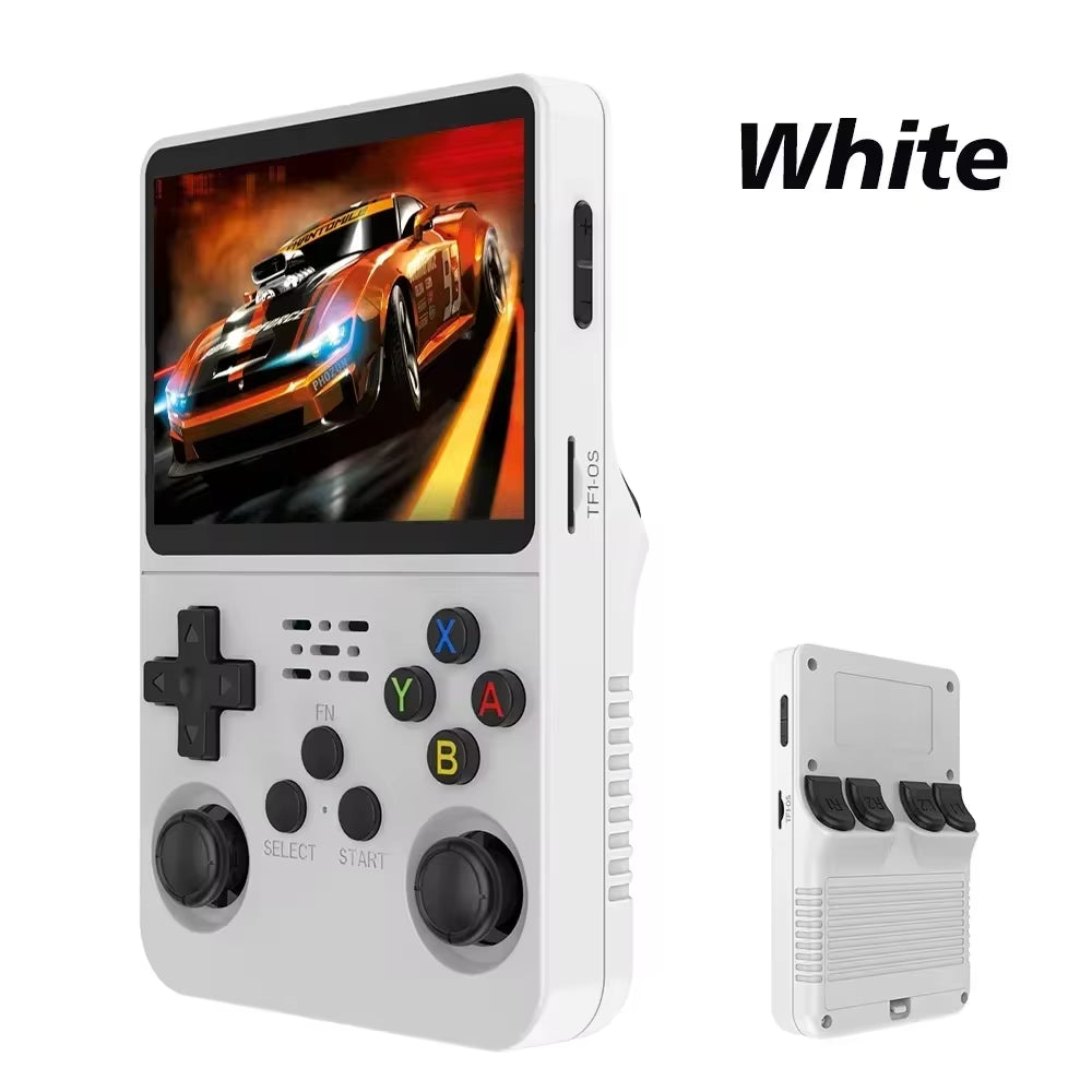 128GB/64GB Retro Handheld Game Console Linux System 3.5 Inch IPS Screen Portable Pocket Video Player 2 Joystick 